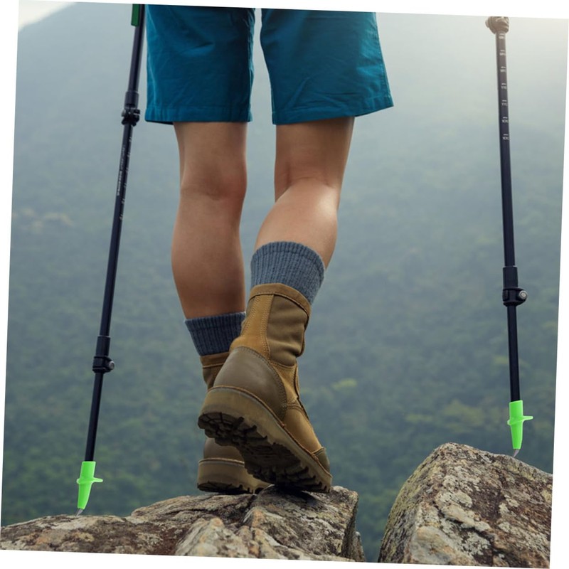 Sosoport Lightweight Trekking Pole Tips Replacement Tungsten Steel Hiking Pole