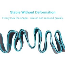 Banda De Resistencia, Ejercicio Para Fisioterapia, Yoga, RehabilitacióN Y En Casa, Metros Lavable,Correas Yoga Estirar,Cintas Elasticas Musculacion,Bandas Resistencia，Cintas Elasticas 9 grid 105*4 cm