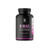 B Life Mezcla de 9 Magnesios Premium con 240 cápsulas