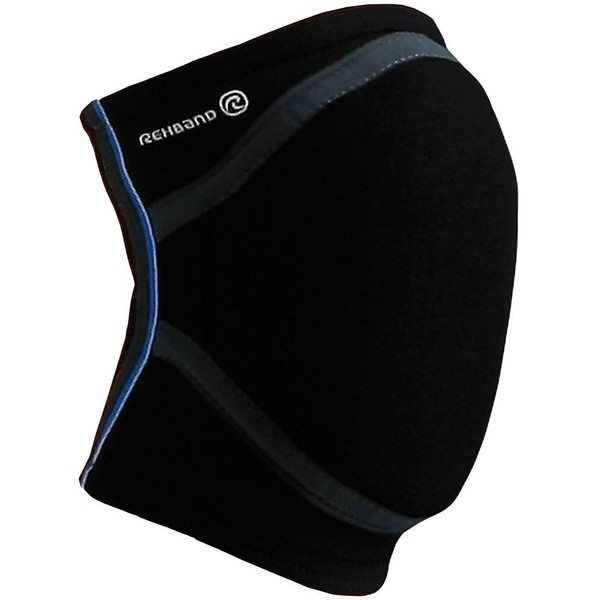 Rehband Unisex's Tech Line Handball Neoprene Brace Right Knee Support-Black,