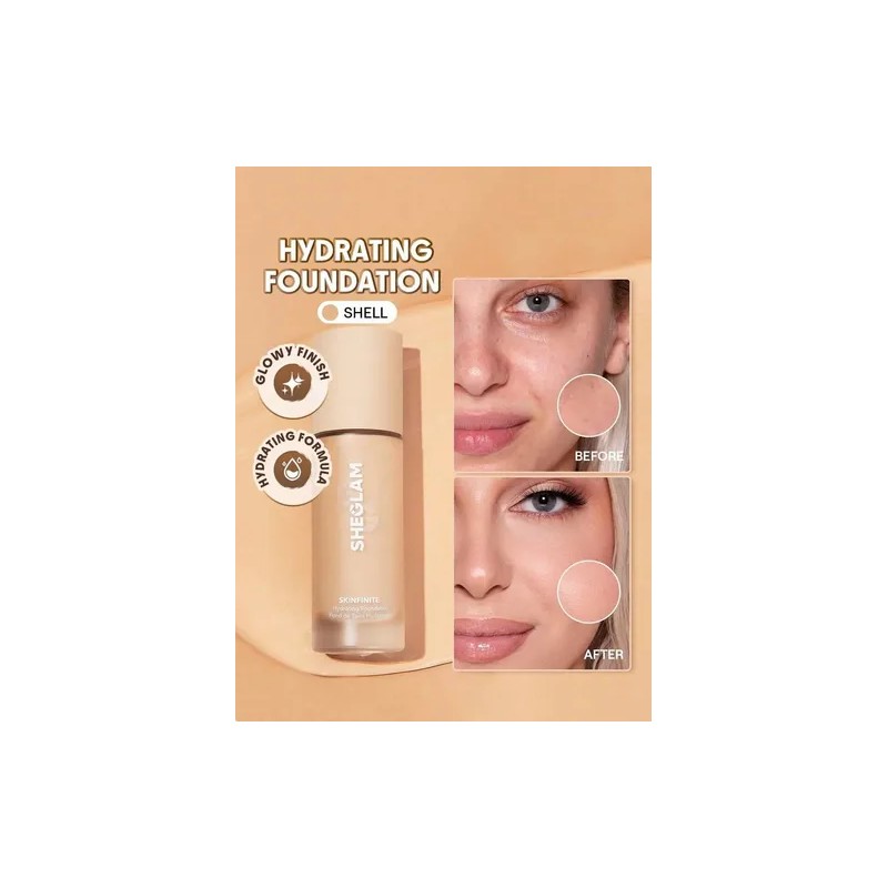 SHEGLAM Skinfinite Base Hidratante Dewy - Shell