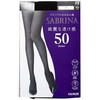 Gunze SABRINA Women's Tights, Beautiful Sheer, Deep Black, Anti-pilling, 50