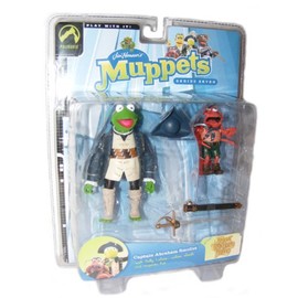 The Muppets Series 7 Action Figure Kermit as Captain Abraham Smollet