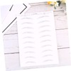 OHPHCALL 20 Pairs Water-resistant Eyebrow Stickers Hair-like Simulation for Women