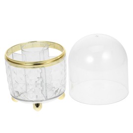 BIUDECO Makeup Brush Holder Storage Box Lipstick Holder Make up Brush Holder Organizer Brush Holder Lid