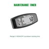 Yooreal Vibration Hour Meter,User Shutdown Waterproof for Gas/Diesel Motor Generator