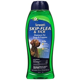 Sergeant's Skip-Flea and Tick Shampoo for Dogs, Clean Cotton, 18 oz