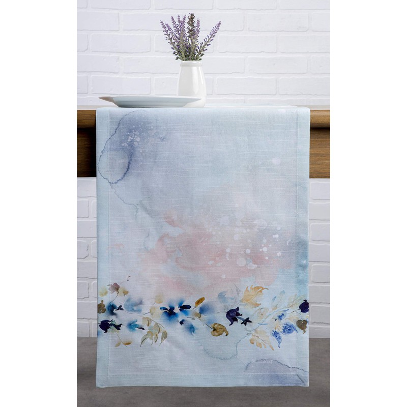 Maison d' Hermine Spring/Summer Table Runner, 100% Cotton, Decorative Easter
