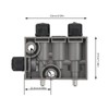 Seat Base Control Valve 3 Ports Spring Air Shock Absorption