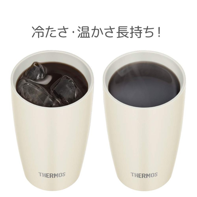 Thermos JDM-340 WH Vacuum Insulated Tumbler, 11.5 fl oz (340