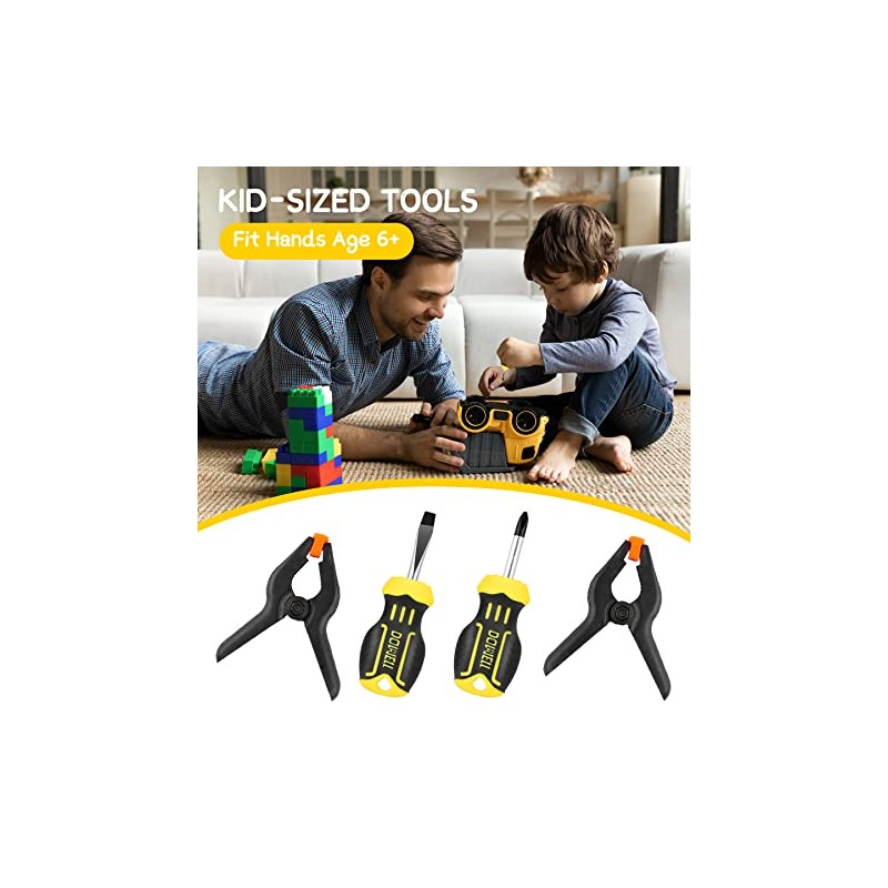DOWELL Tool Set with Tool Bag, Real Hand Tools for