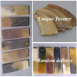 Horn Detangler Comb, PROTORIGEN Handmade Natural Horn Fine Tooth Comb Made of Ox Horn, Anti-static, Hair Care, Scalp Massage for Women and Men.