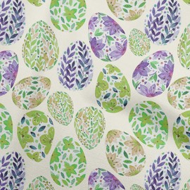 oneOone Cotton Poplin Bluish Violet Fabric Map Easter Fabric for Sewing Printed Craft Fabric by The Meter 42 Inch Wide