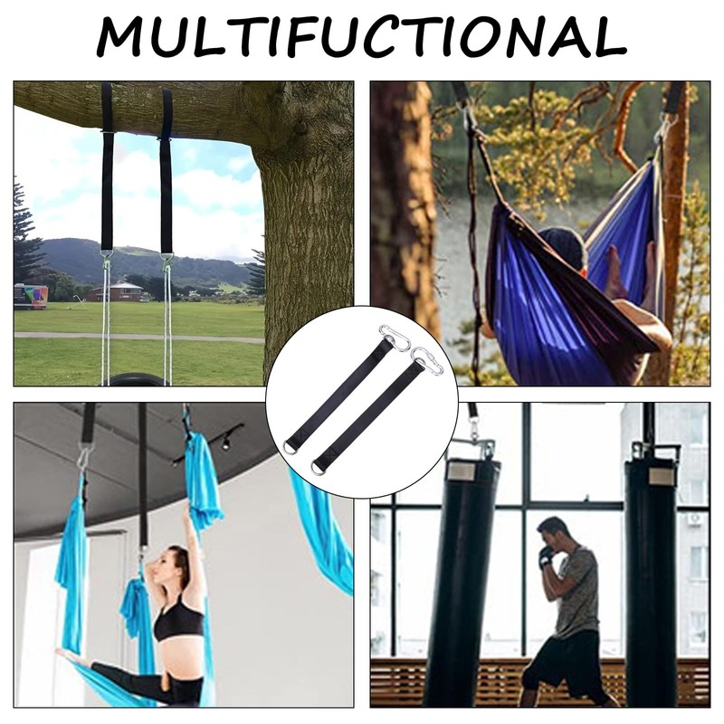 Set of 2 swing tree attachment rope, swing hanging kit,