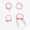 Elastic Hair Ties Set Ponytail Holders Fashion Beaded Bands Scrunchies