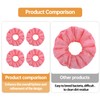 Pack of 4 Hair Bobbles Scrunchies Velvet Soft Elastic Hair
