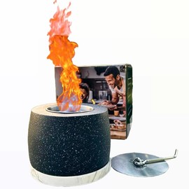 Ragnify Tabletop Fire Pit - Ethanol Fire Pit, Fire Bowl, Mini Personal Fireplace for Indoor & Garden - Bio Ethanol Fuel