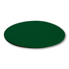 Filzbrand Felt Coaster Round 25 cm Large 3 mm Thick Decorative Felt Coaster for Glasses, Vases or Plates, Design Felt Made of 100% Wool, Dark Green - Made in Germany