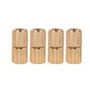 Barrel Hinges 4pcs/Pack Copper Cabinet Door Concealed Barrel Hinge for