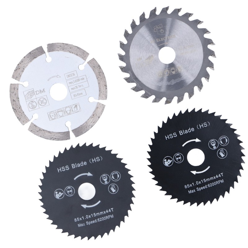 4Pcs/Set Mini Circular Saw Blade Alloy Steel Cutting Rotary Tools