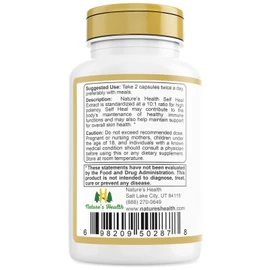Nature's Health Self Heal Prunella Vulgaris Supplement – Heal All – Promote Healthy Skin & Immune System Support – 1000 mg per Serving – 60 Vegetarian Capsules – Non-GMO
