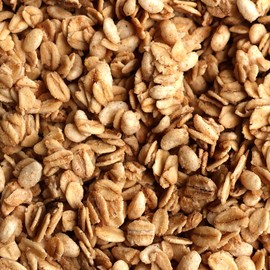 Grandy Organics Vanilla Cinnamon Granola, 10 Pound Bulk Bag, Certified Organic, Gluten Free, Non-GMO, Kosher, Plant Based Protein Granola