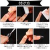 JANLOFO Nail Tips, Clear, False Nails, 500 Pieces, Long Nail