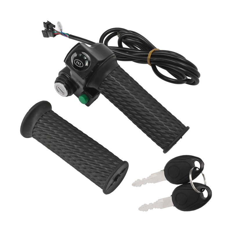 2 PCS Electric Bike Throttle Grip Kit Speed Control Grip