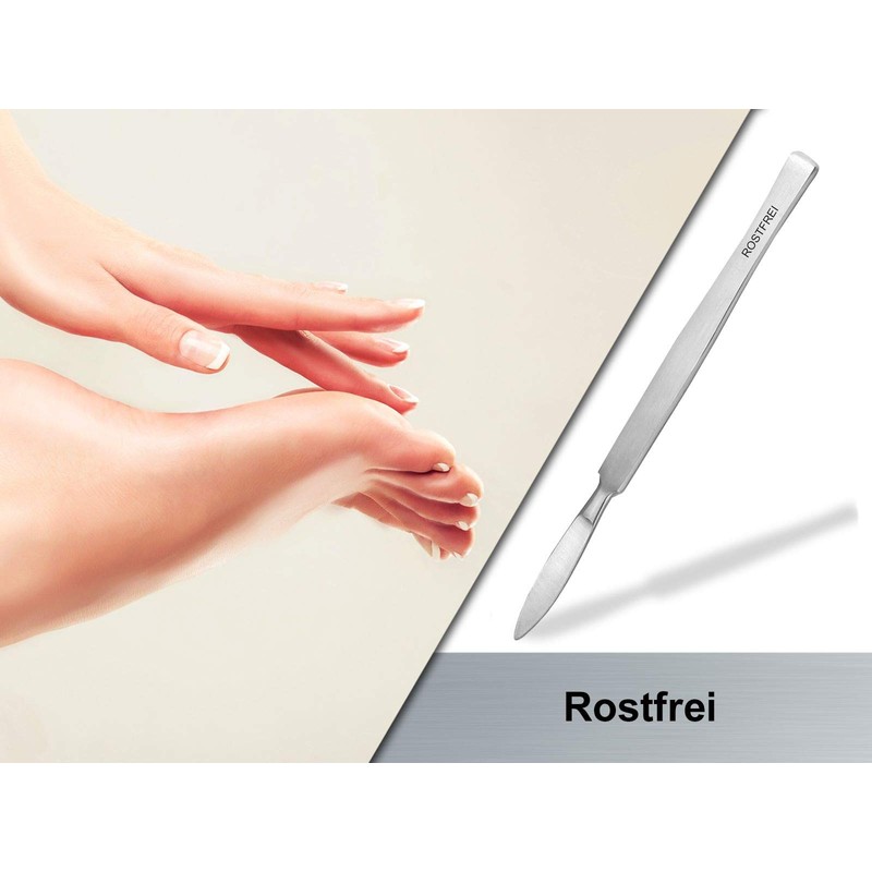 Professional callus scraper, blunt scalpel cream scraper, stainless steel, callus