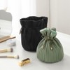 Cosmetic Makeup Beauty Travel Bag Corduroy Design Water Resistant Material