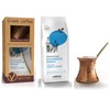 Nektar Greek Coffee Traditional Blend 200g with a Boiling Pot