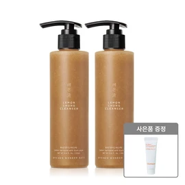 Cho Sung -ah Lemon Cheong Cleanser 200ml 2 + Sulwhasoo Sangbaek Seon Cream  / 조성아 레몬청 클렌저 200ml 2개 + 설화수 상백 선크림