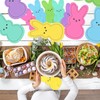 48Pcs Easter Tableware Set Bunny Shape Paper Plates and Napkins