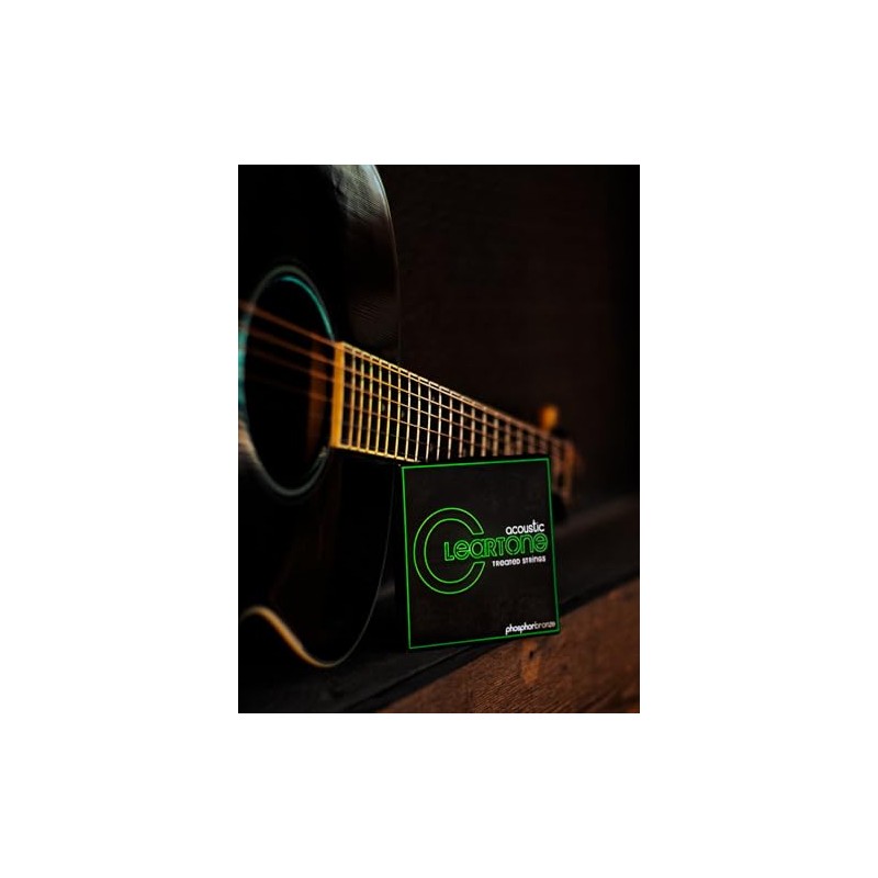 Cleartone Cuerdas de guitarra acústica de bronce fósforo (12-53)