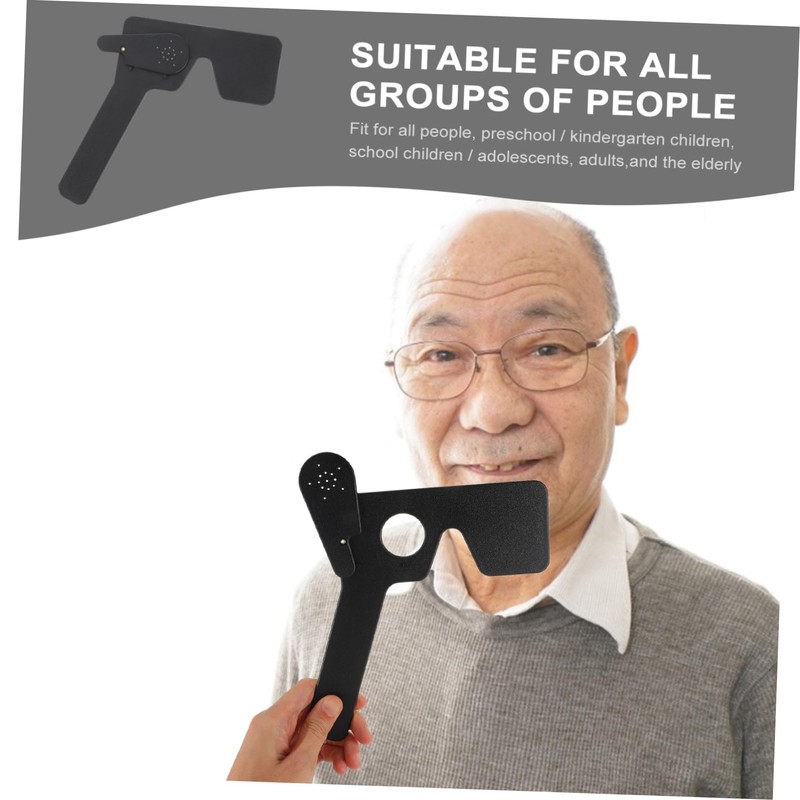 Healeved 1pc Blindfold Glasses Black Eye Exam Tool Eye Occluder