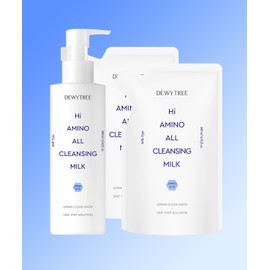DuTree Duetry [Total 800ml, Main 400ml + Refill 200ml*2] High Amino All Cleansing Milk Large Set