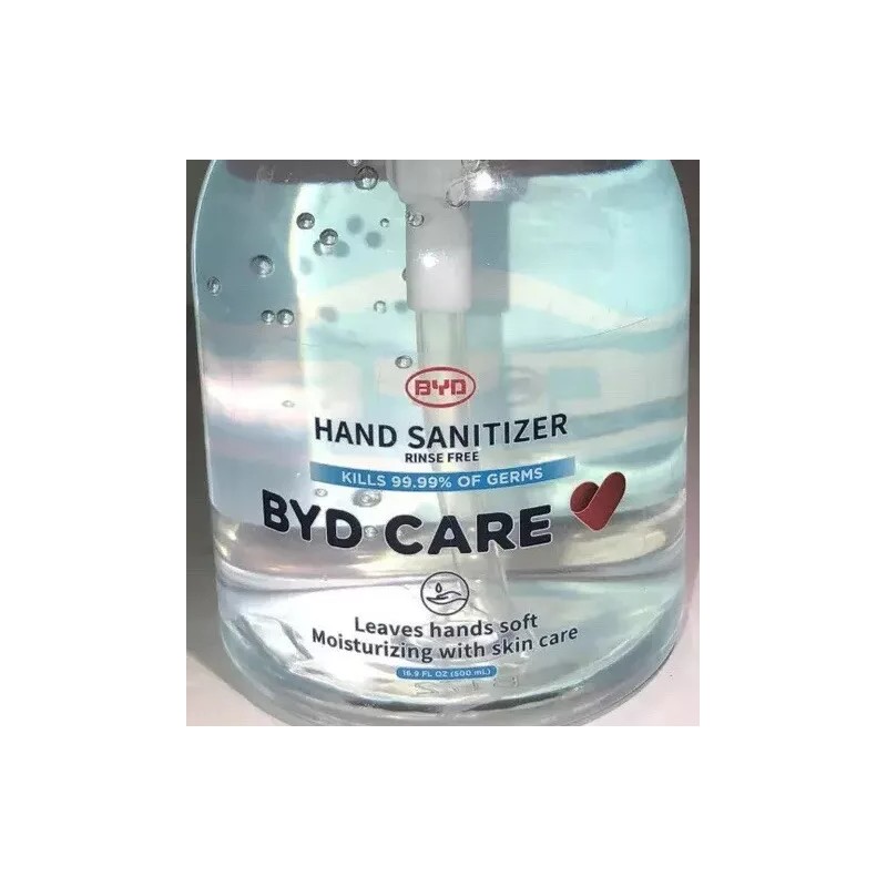BYD Care Hand Sanitizer Rinse Free Large 1ea 16.9oz Blt