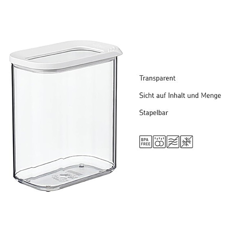 Mepal Modula Storage Container Set, 425 ml, Plastic Container with