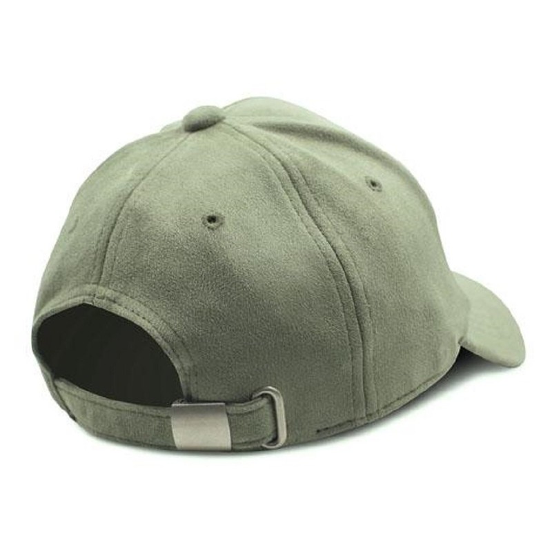 Faux Suede Cap (Olive)