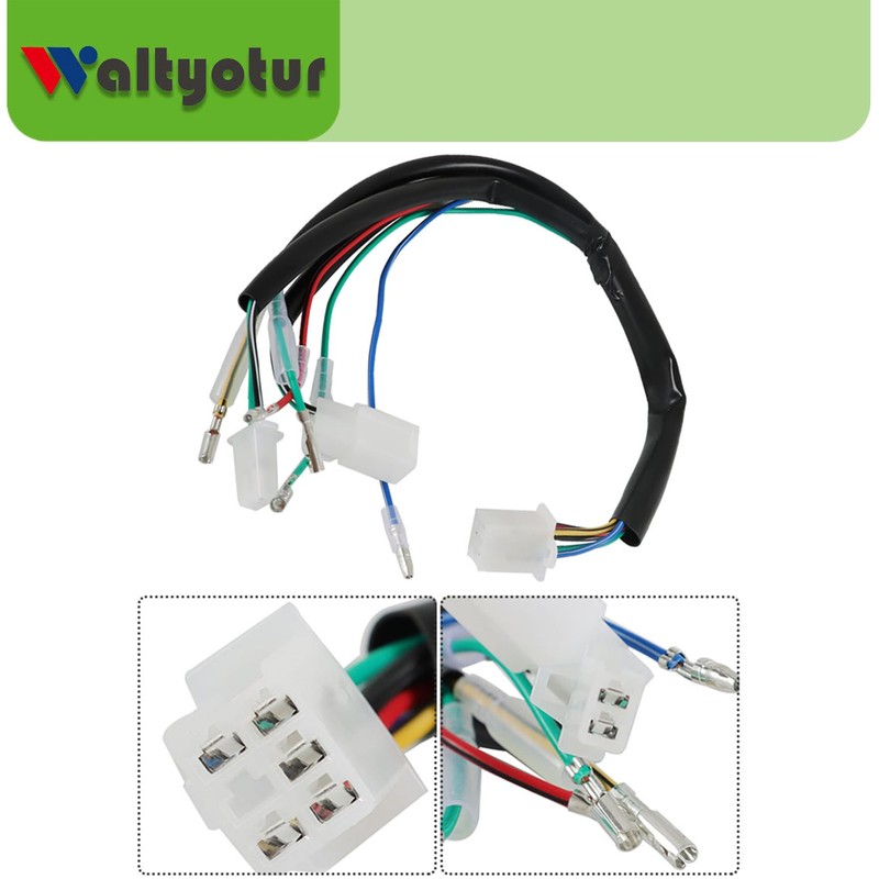 waltyotur Wiring Harness CDI Ignition Coil Magneto Stator Replacement for