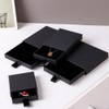 UUYYEO 4 Pcs Cardboard Drawer Display Jewelry Boxes Mini Drawer