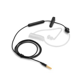 System-S Sound Tube Single Ear Anti Radiation Anti Radiation Headphones with Smartphone Mobile Phones/Tablet PCs Black