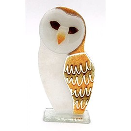 Fused Glass Barn Owl