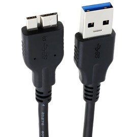 JacobsParts 2pcs 1.5 FT Micro USB 3.0 Cable, USB 3.0 A to Micro B Cord External Hard Drive Cable