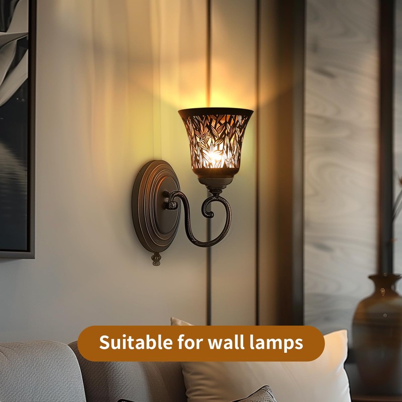 Pendant Light Shades, 4 Pack Ceiling Fan Light Shade Replacements