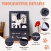 Pet Memorial Shadow Box 9"x13.4" with Deep Drawer, Keepsake Kit