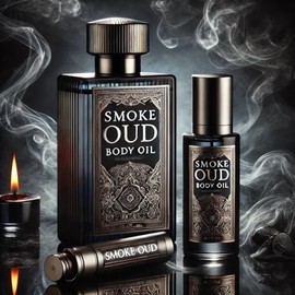 ASMARKET Comparable to Smoke Oud Alcohol-Free Perfume Oil for Men & Women – Long Lasting Fragrance, 98% True-to-Scent, Clean Perfume, Travel Size Roll-On Glass Bottle – 8ml, Oud, Amber, Musk