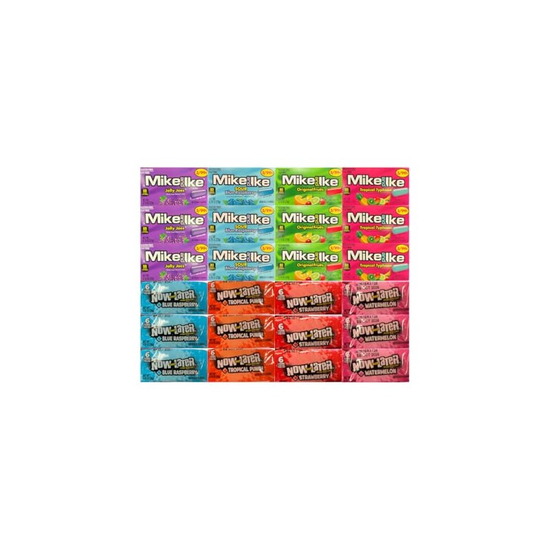 Assorted Candy Mix Variety Pack 24 Count – 4 Flavors