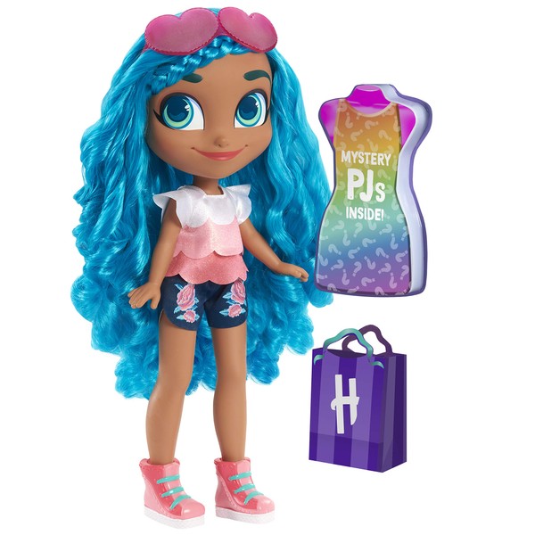 Hairdorables 18-Inch Mystery Fashion Noah Doll, Includes Surprise Outfit, Blue Hair, Kids Toys for Ages 3 Up by Just Play