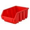 Interlocking Storage Bin Size 2 Red 116 x 161 x